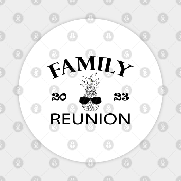 Family Reunion Pineapple Magnet by ulunkz